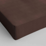 Drap Housse -100% Cotton -Marron