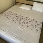 Drap plat bande floral