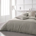 Housse de Couette Gris Taupe – 100% Cotton