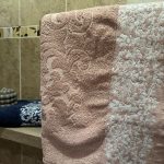 Serviette de bain royale vieux rose