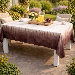 Nappe de table NUBIA Marron réf 027