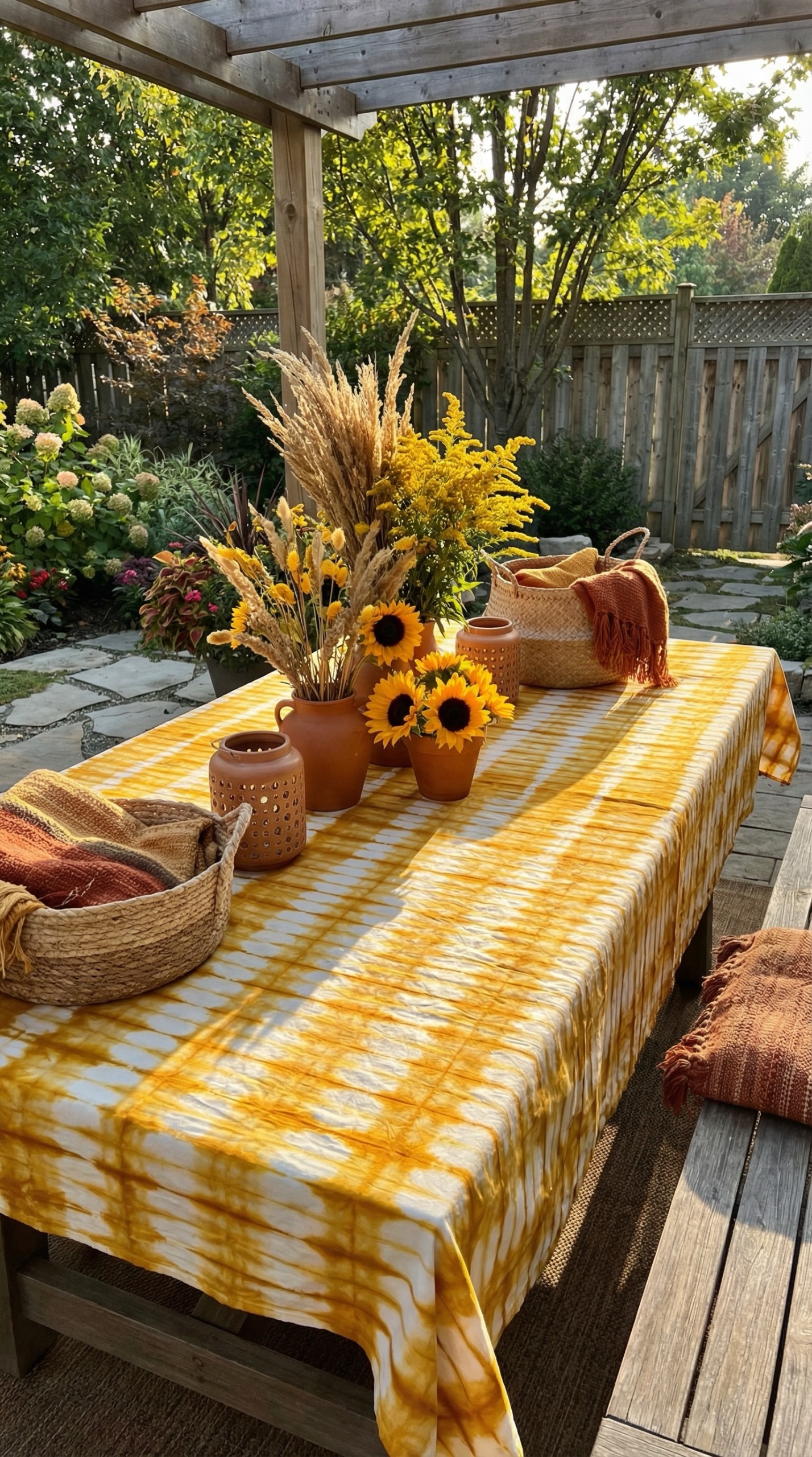 Nappe de table Thioup jaune moutarde réf 003