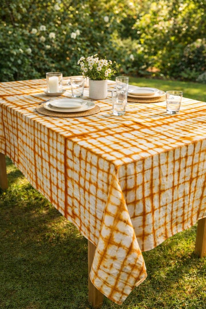 Nappe de table Thioup jaune moutarde réf 003 – Image 2
