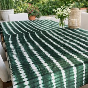 Nappe de table Thioup Vert bouteille ref 007