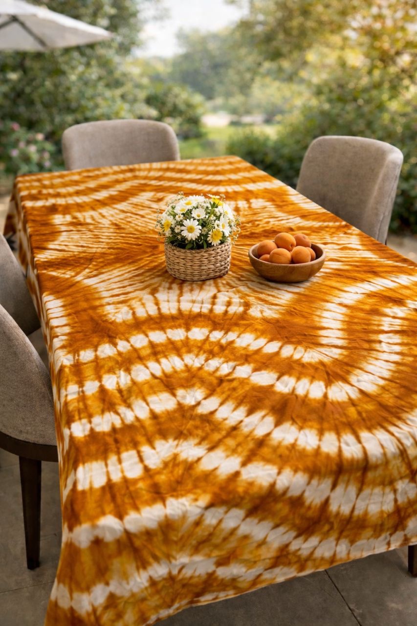 Nappe de table Thioup Jaune moutarde réf 015