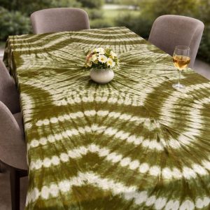 Nappe de table Thioup Vert olive réf 017