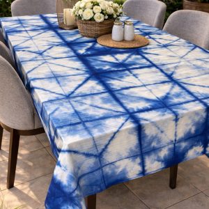 Nappe de Table Thioup Diagonale Bleu ref 023