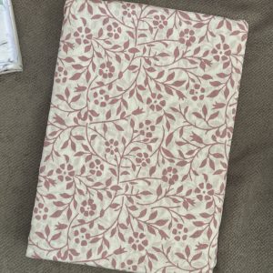 Drap plat rosée florale