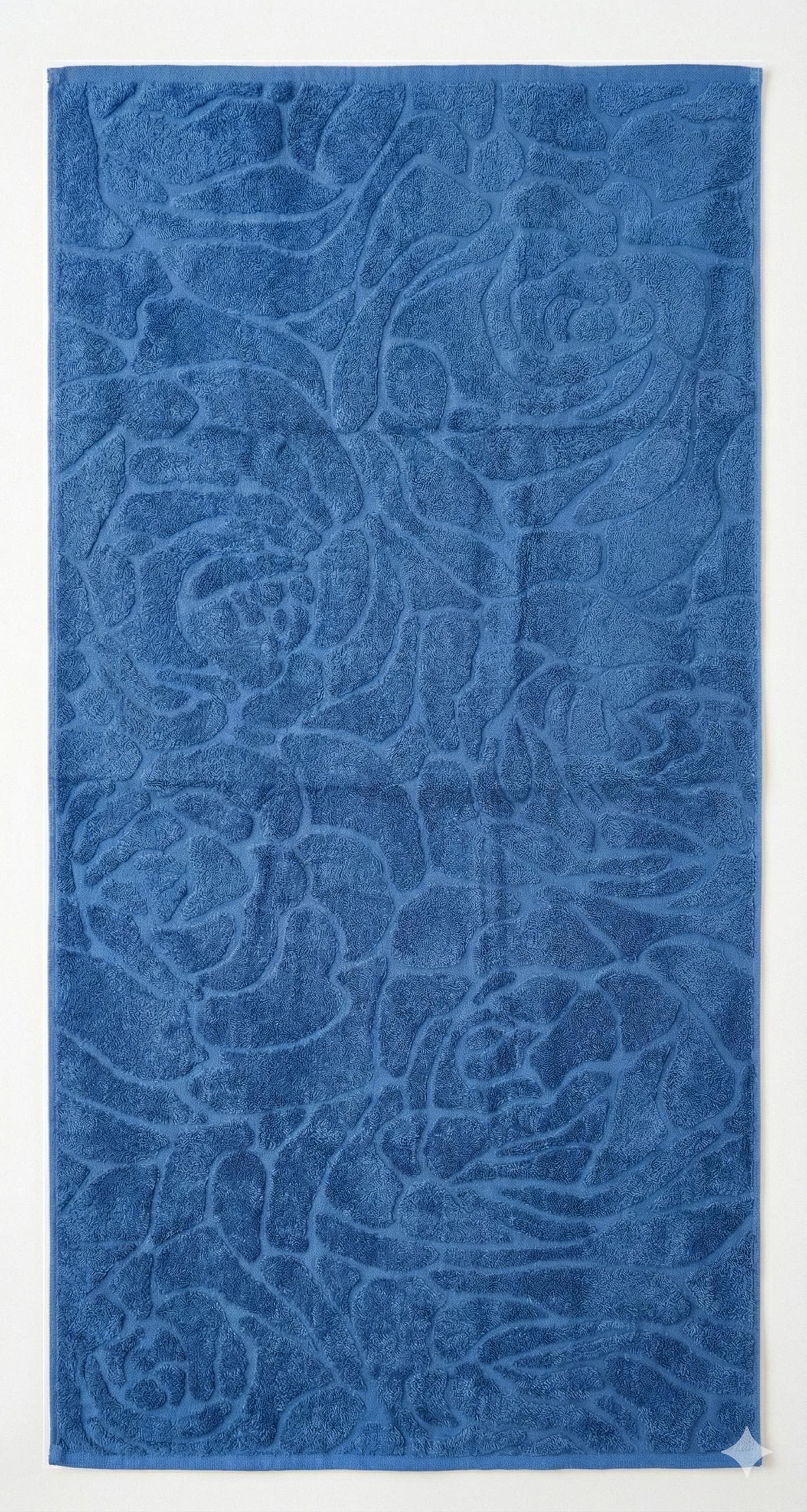 Ensemble Serviette Signature Florale Bleu – Image 2