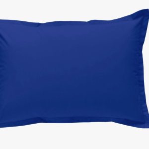 Taies d’oreillers Bleu Roi 50cm x 70